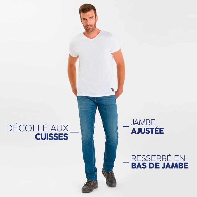 jeans adjusted homme le temps des cerises