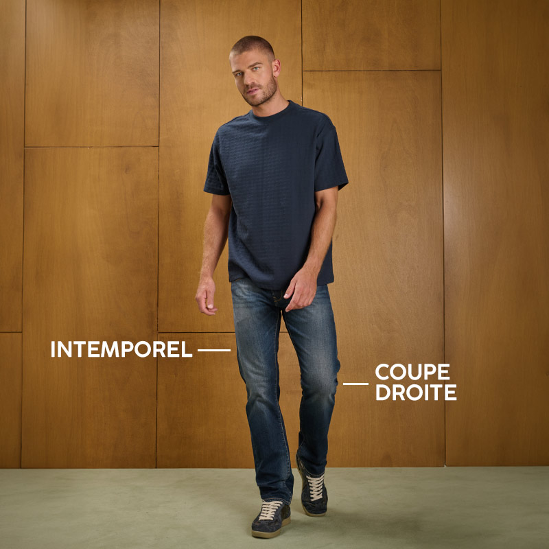 jeans regular homme le temps des cerises