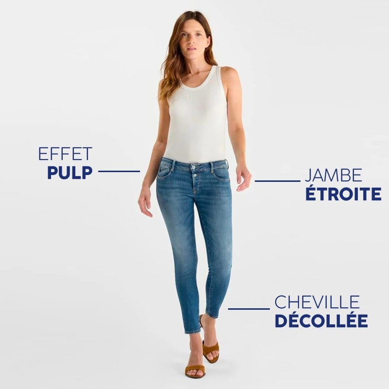 jeans slim femme le temps des cerises