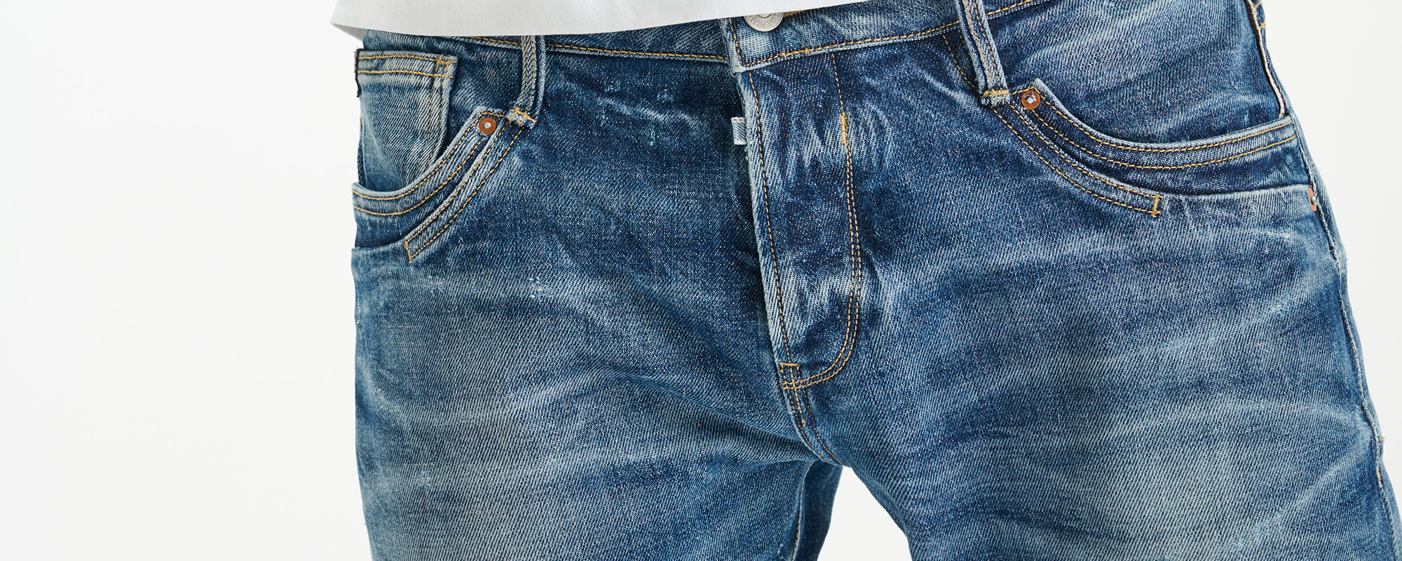 Délavages Jeans Homme