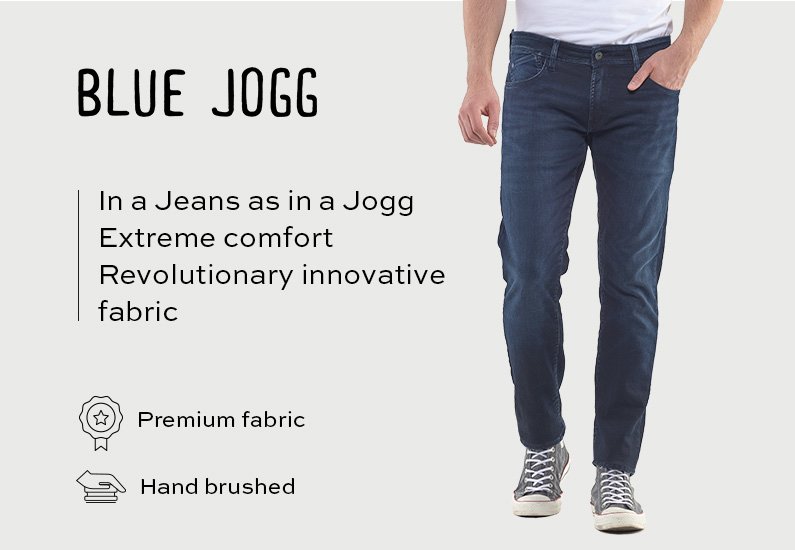 blue jogg jeans