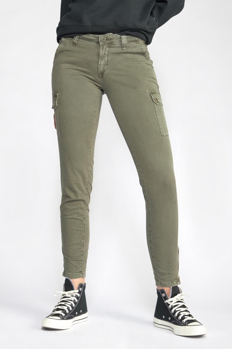 Pantalon Army slim kaki 
