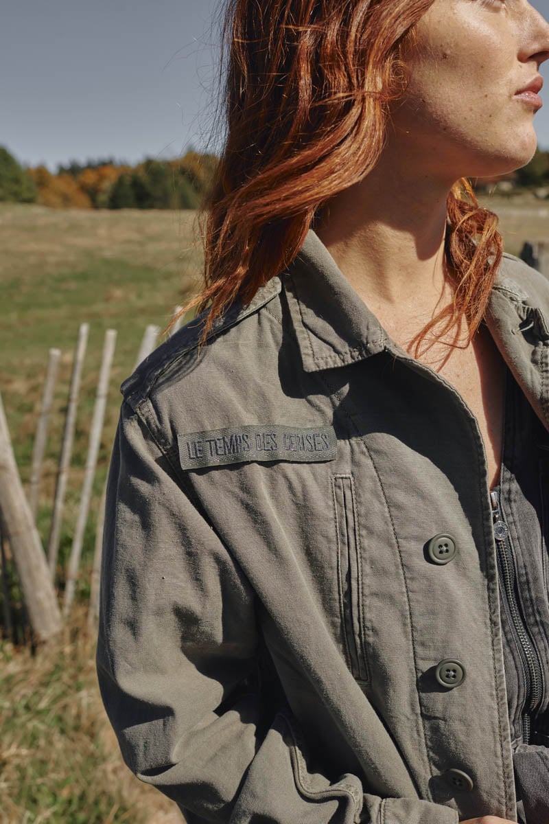 Veste unisexe Militarie kaki