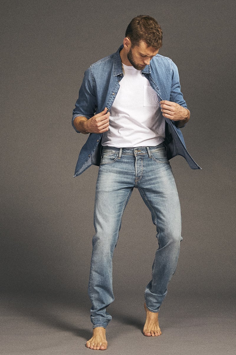 Jeans 700/11 adjusted Basic bleu N°4