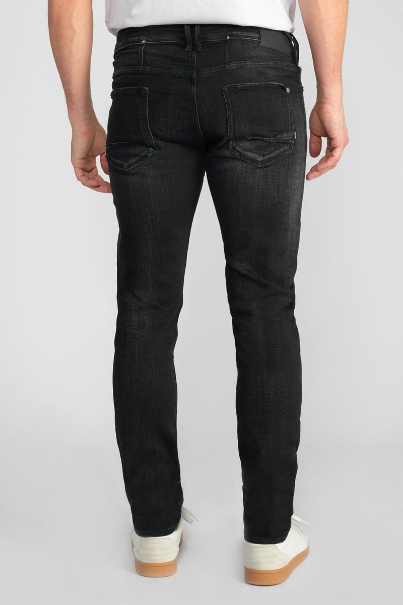 Jeans 600/17 adjusted Basic destroy noir N°1