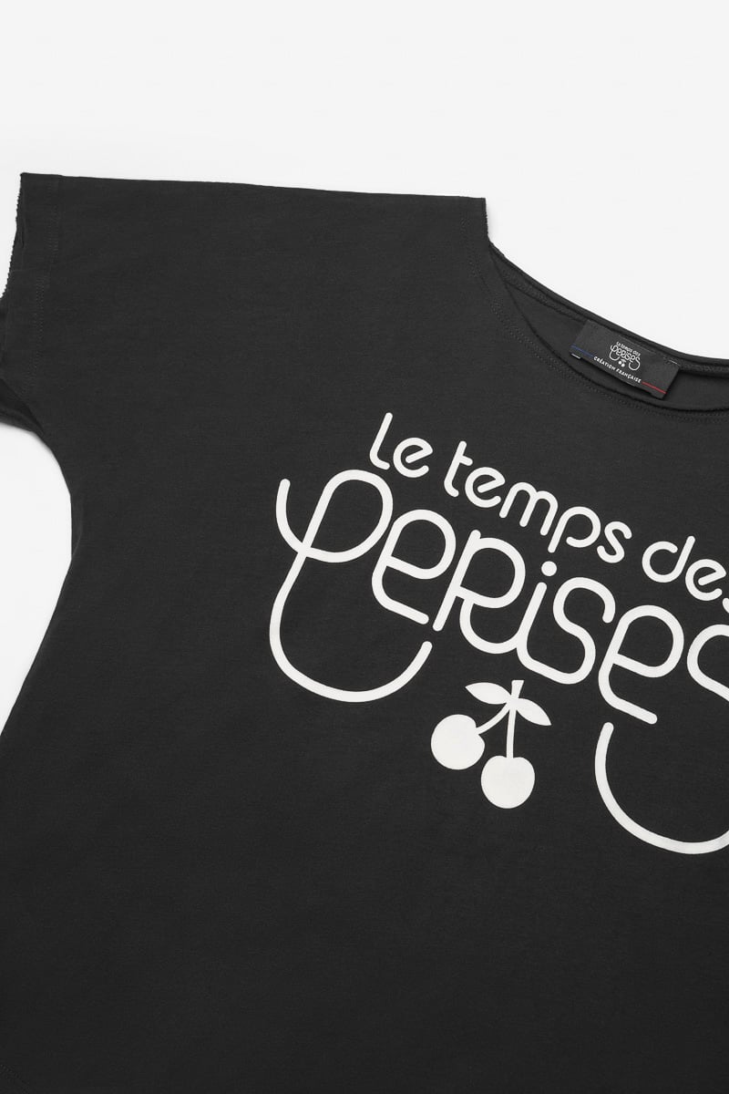 T-shirt Musgi noir imprimé