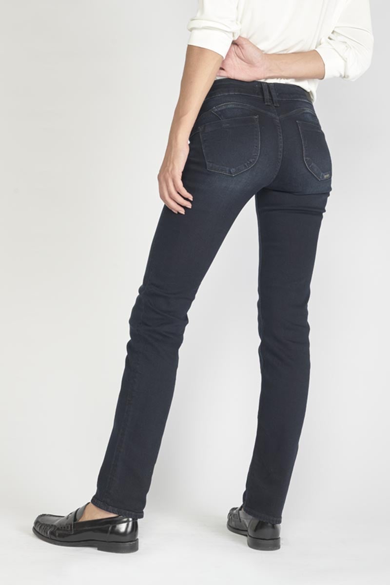 Jeans pulp regular Tiko bleu-noir N°1