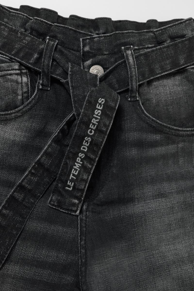 Jeans boyfit Milina noir N°1