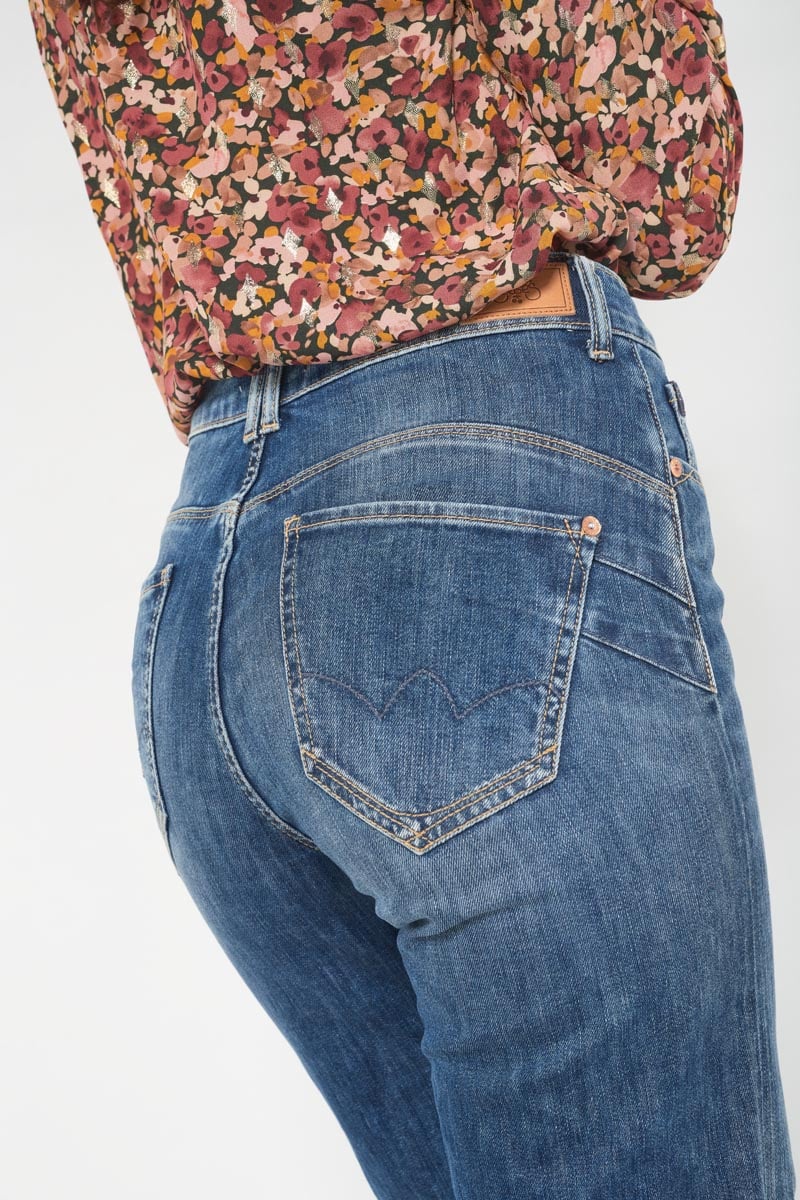 Jeans pulp regular taille haute bleu N°2