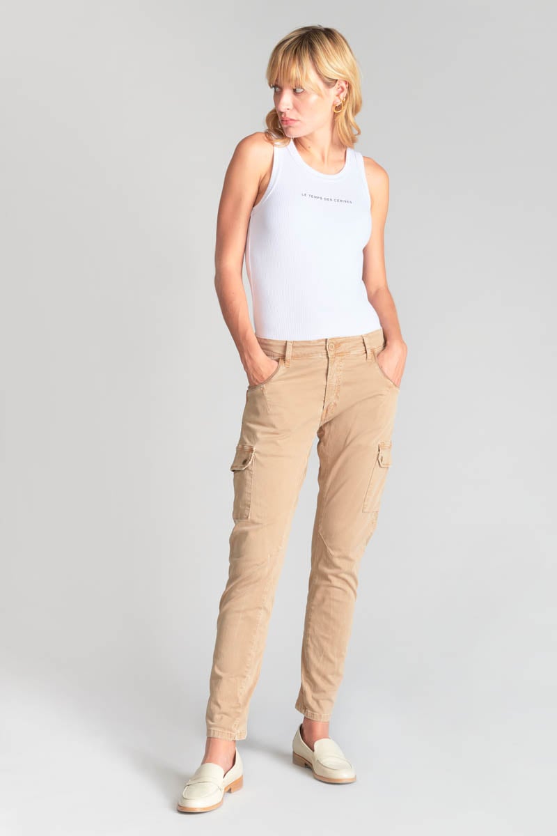 Pantalon militaire femme beige online