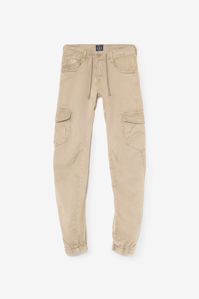 Pantalon Patos tapered arqué beige