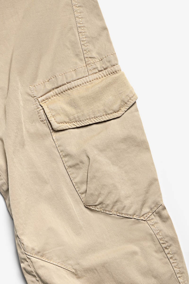 Pantalon Patos tapered arqué beige