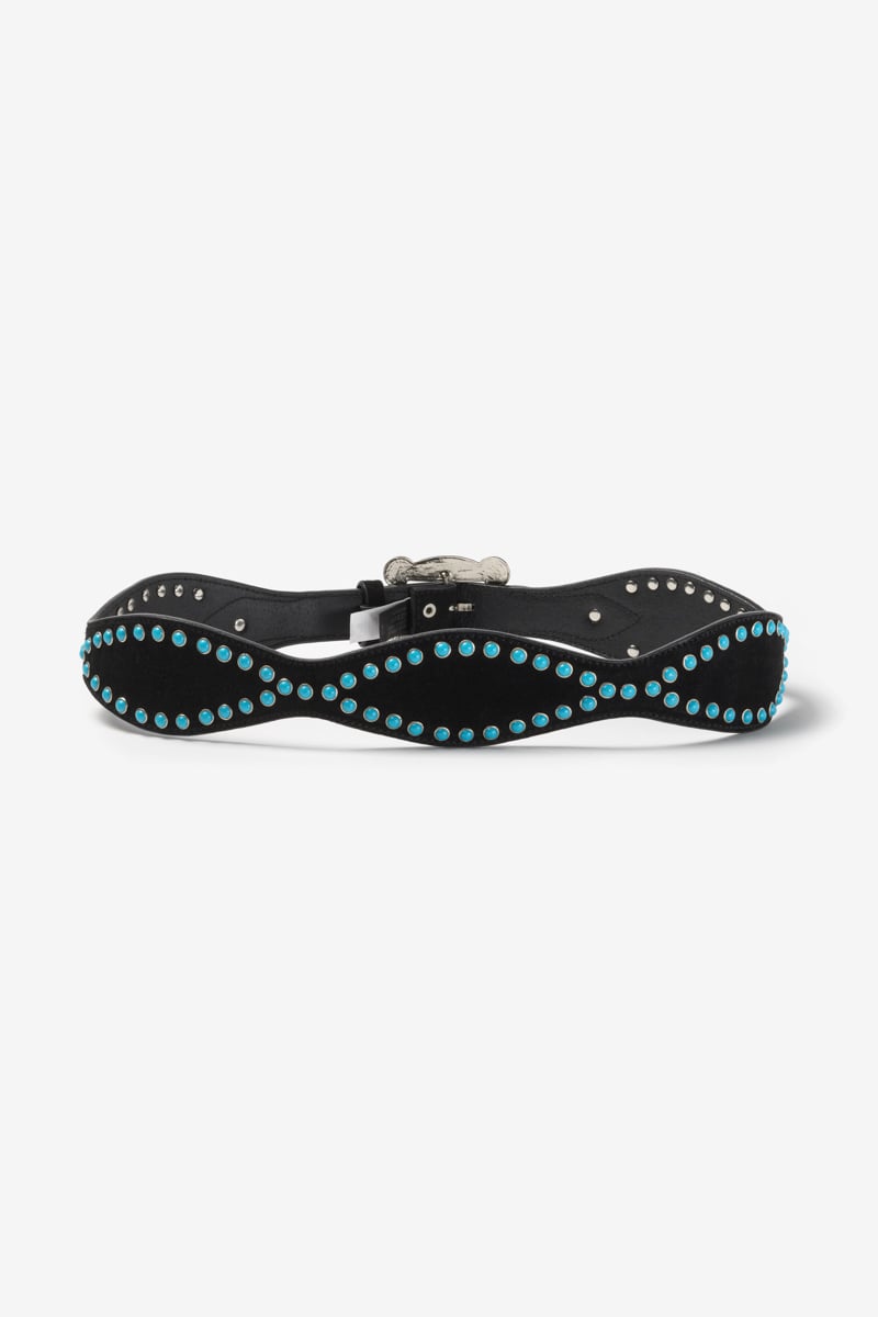Ceinture Bonita en daim noir