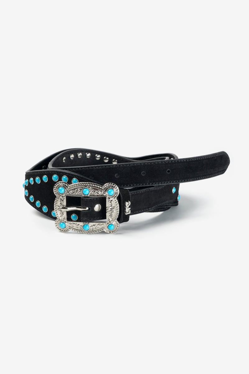 Ceinture Bonita en daim noir