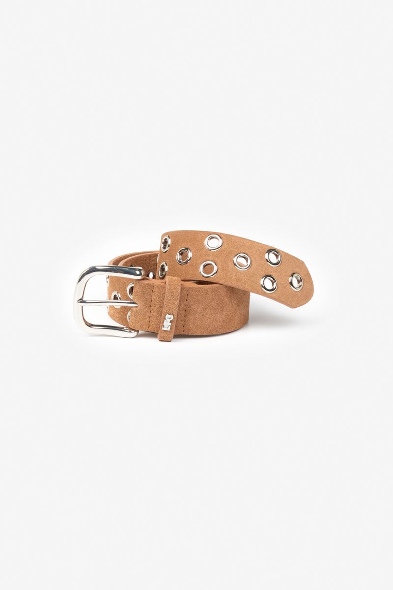 Ceinture Minog en daim marron 
