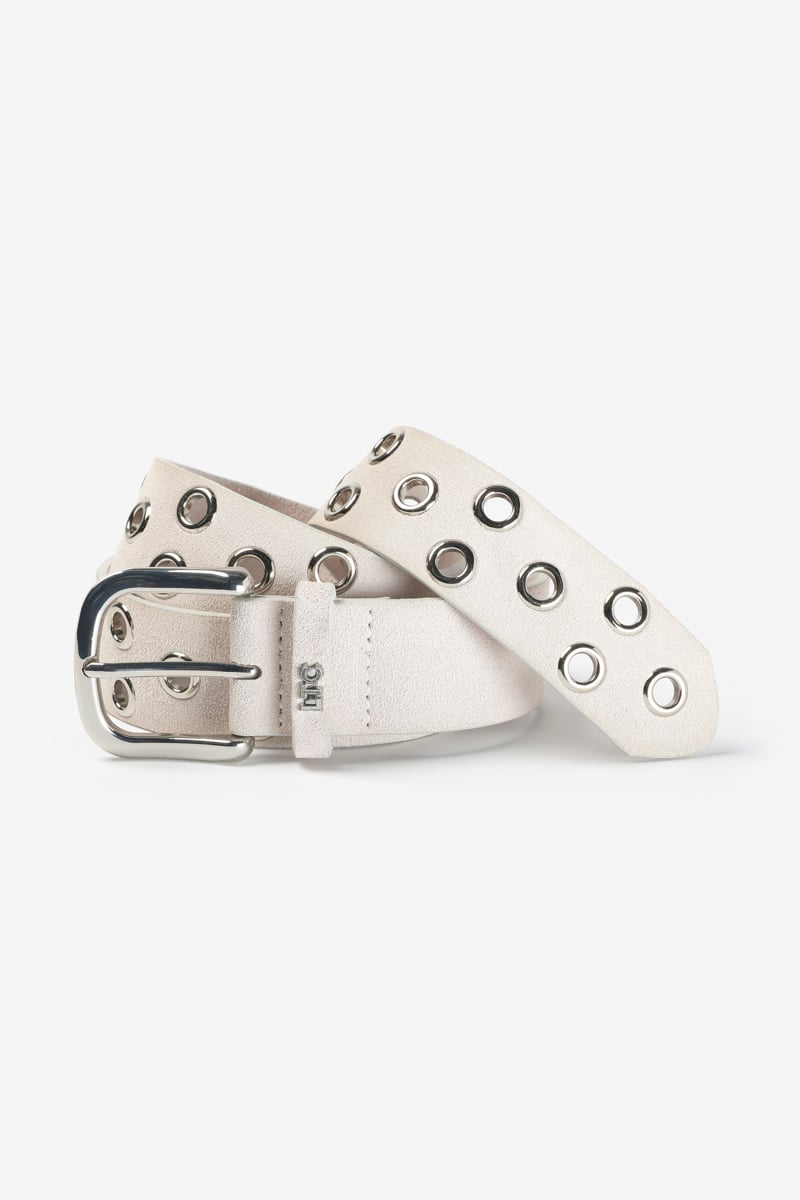 Ceinture Minog en daim crème