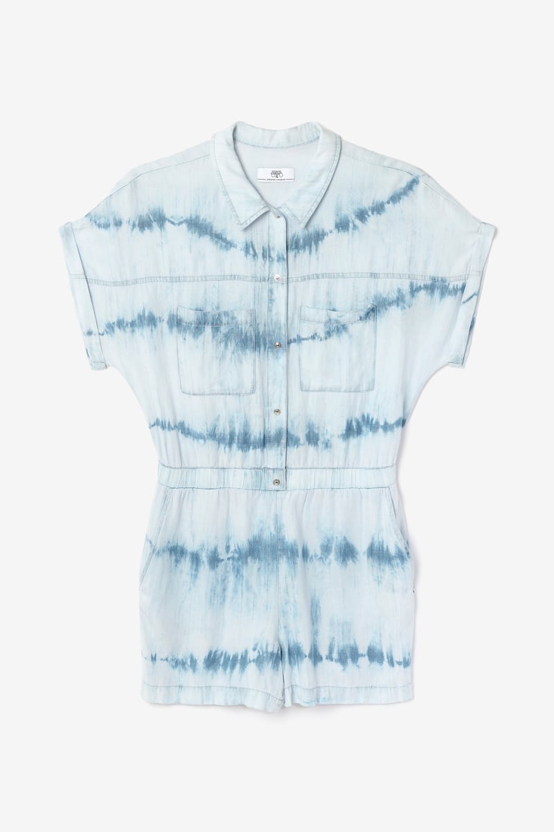 Combi-short Hellas tie and dye bleu