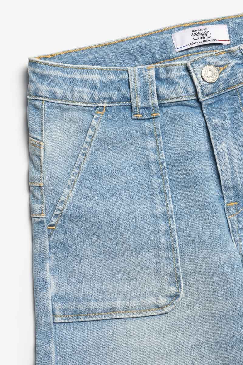 Jeans pulp flare taille haute bleu N°5