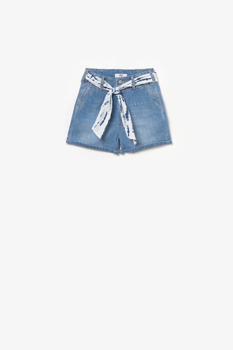 Short Loona en jeans bleu clair