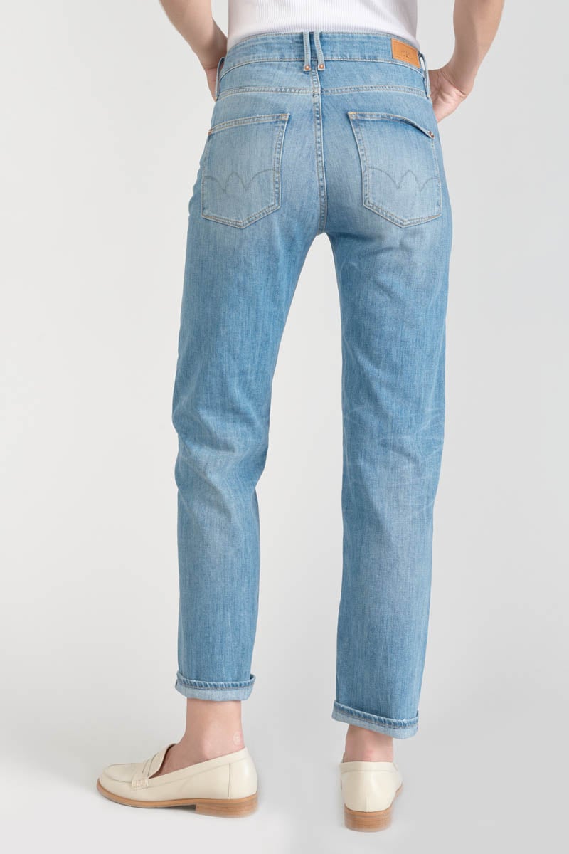 Jeans 400/18 mom Basic taille haute 7/8ème bleu N°4