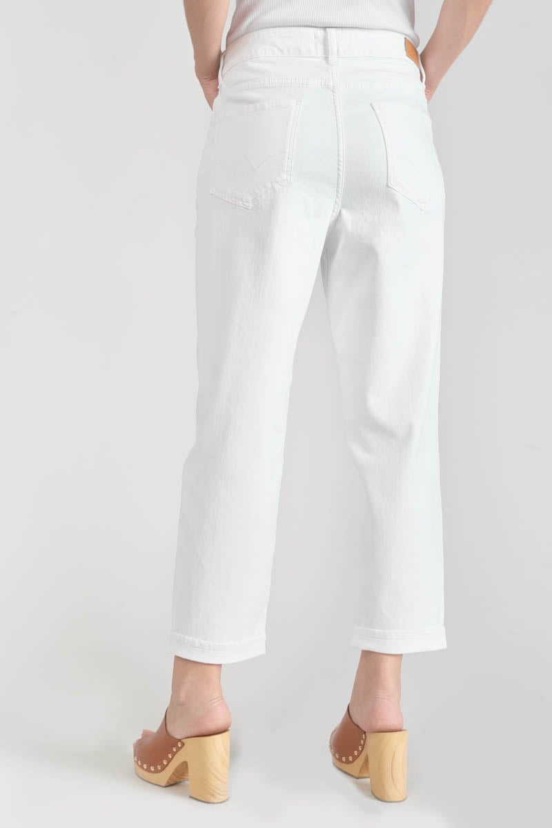 Jeans boyfit Cosy 7/8ème blanc 