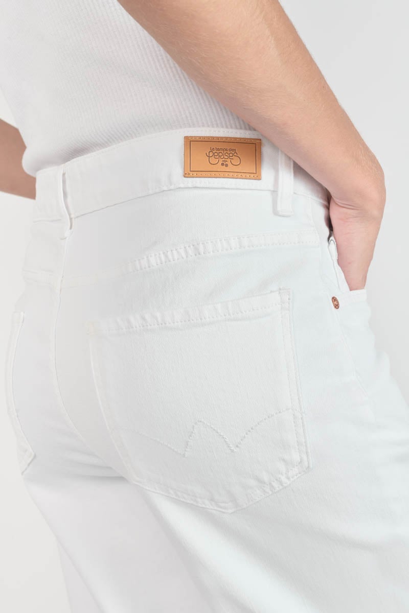 Jeans boyfit Cosy 7/8ème blanc 