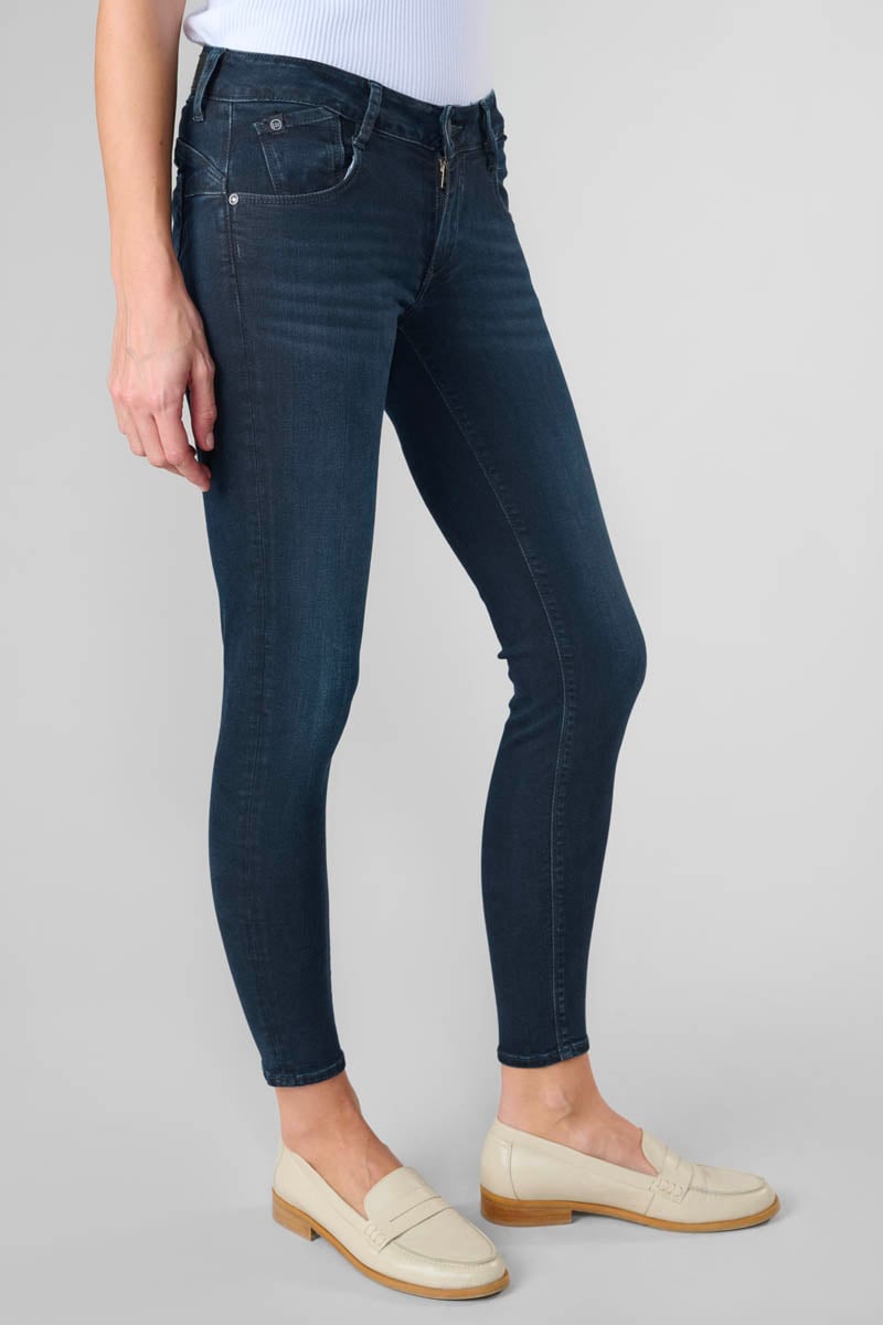 Jeans pulp slim Kama 7/8ème bleu-noir N°1