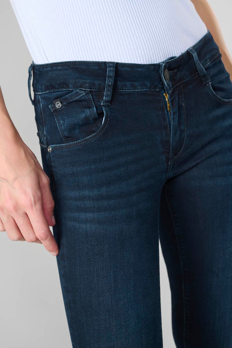 Jeans pulp slim Kama 7/8ème bleu-noir N°1