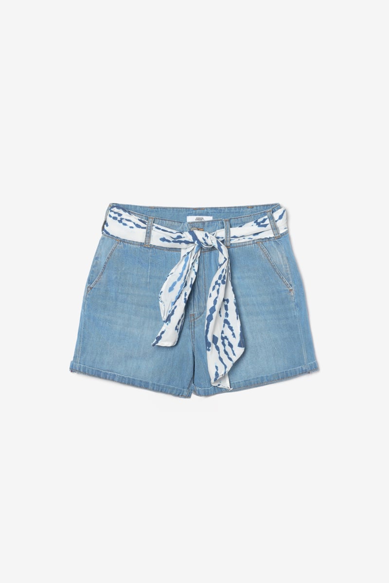 Short Sydney en jeans bleu