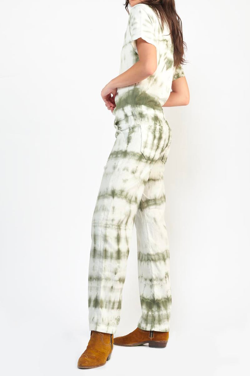 Combinaison pantalon Wagga tie and dye kaki