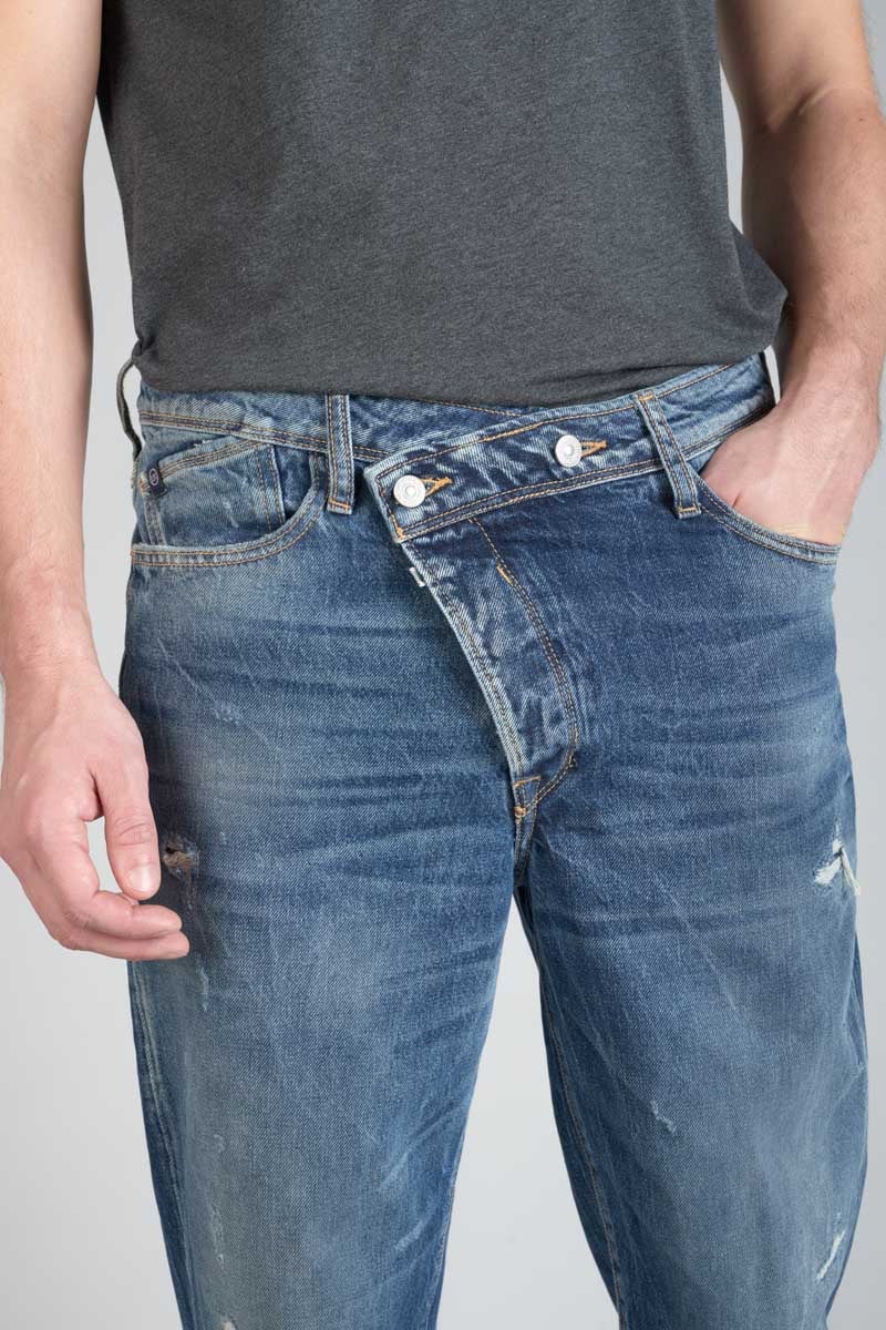 Jeans 1998 Basic 7/8ème destroy vintage bleu N°2