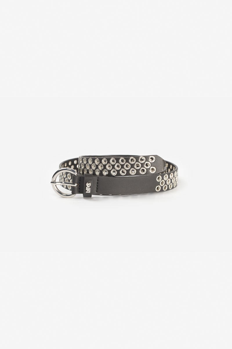 Ceinture Saona en cuir noir
