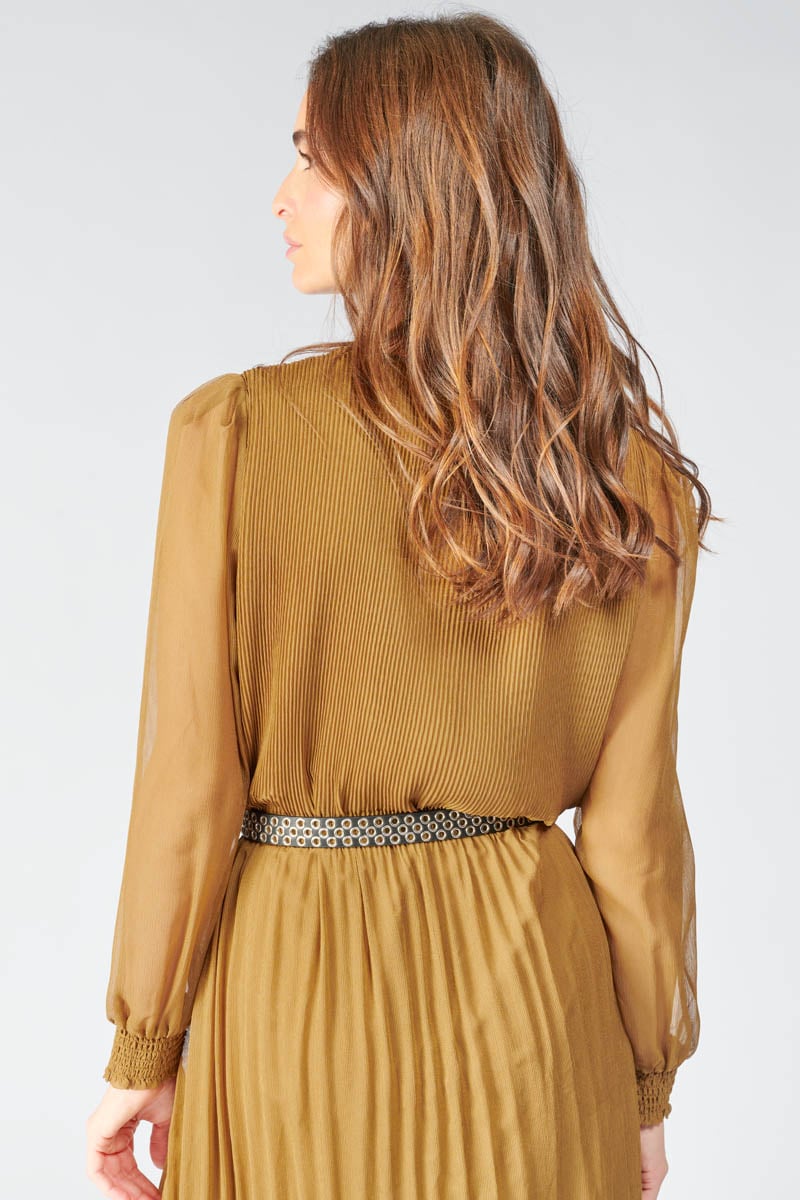 Ceinture Saona en cuir noir