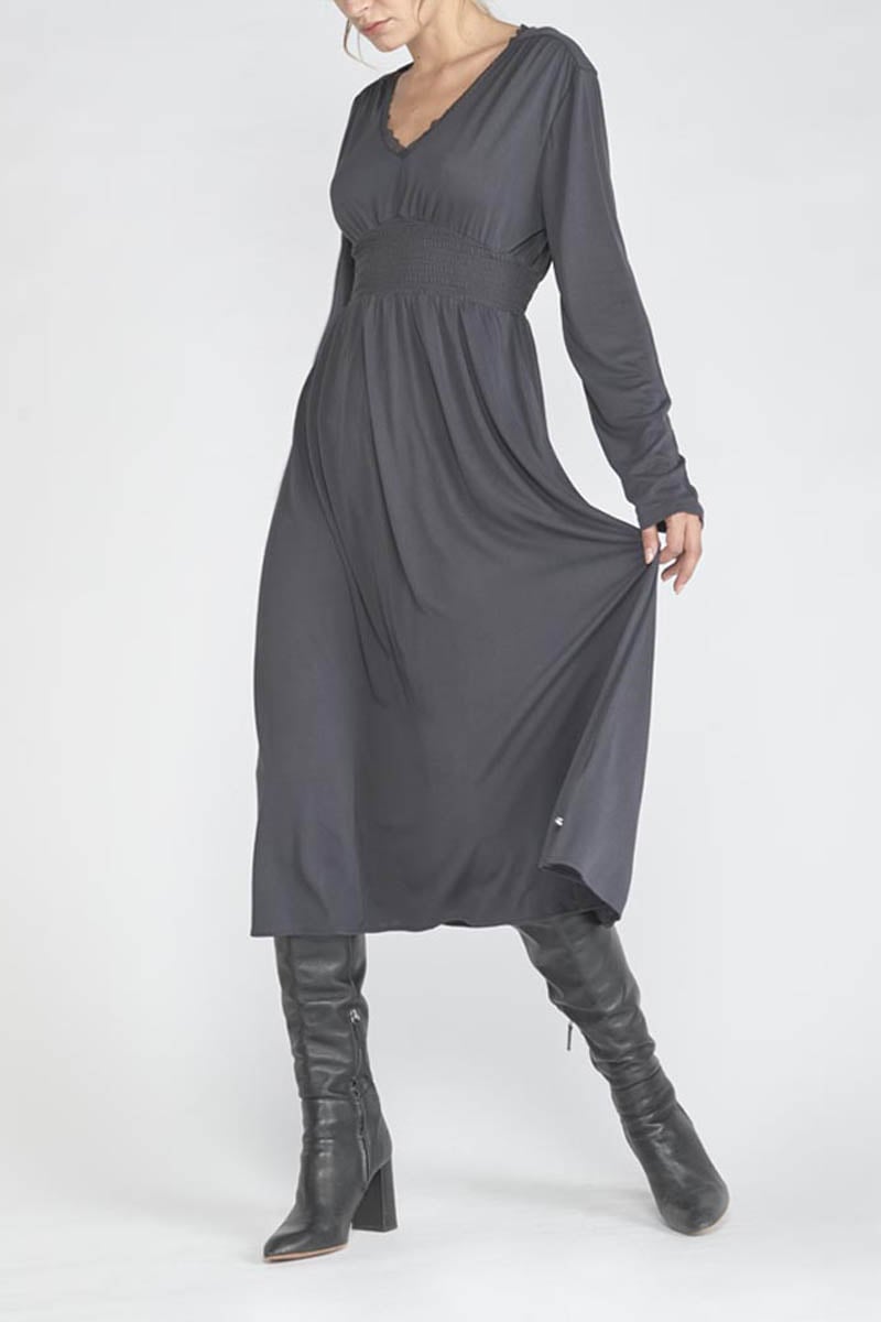 Robe longue Chanan anthracite