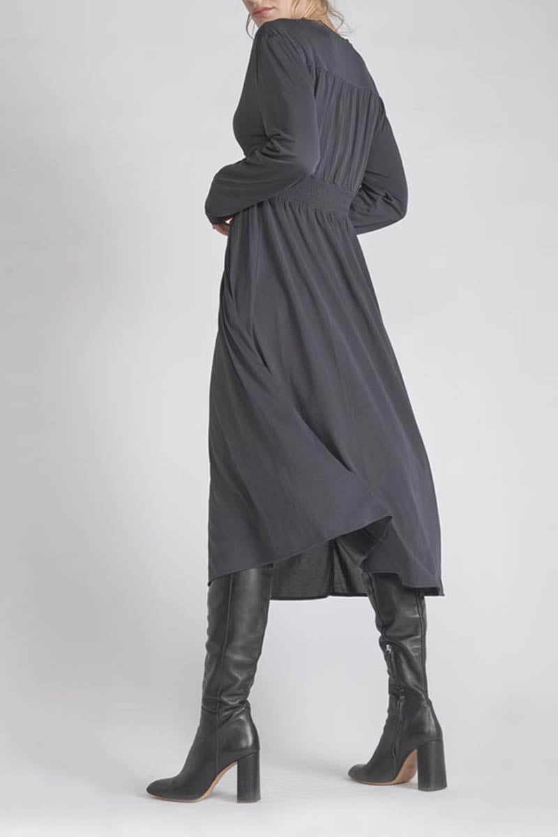 Robe longue Chanan anthracite