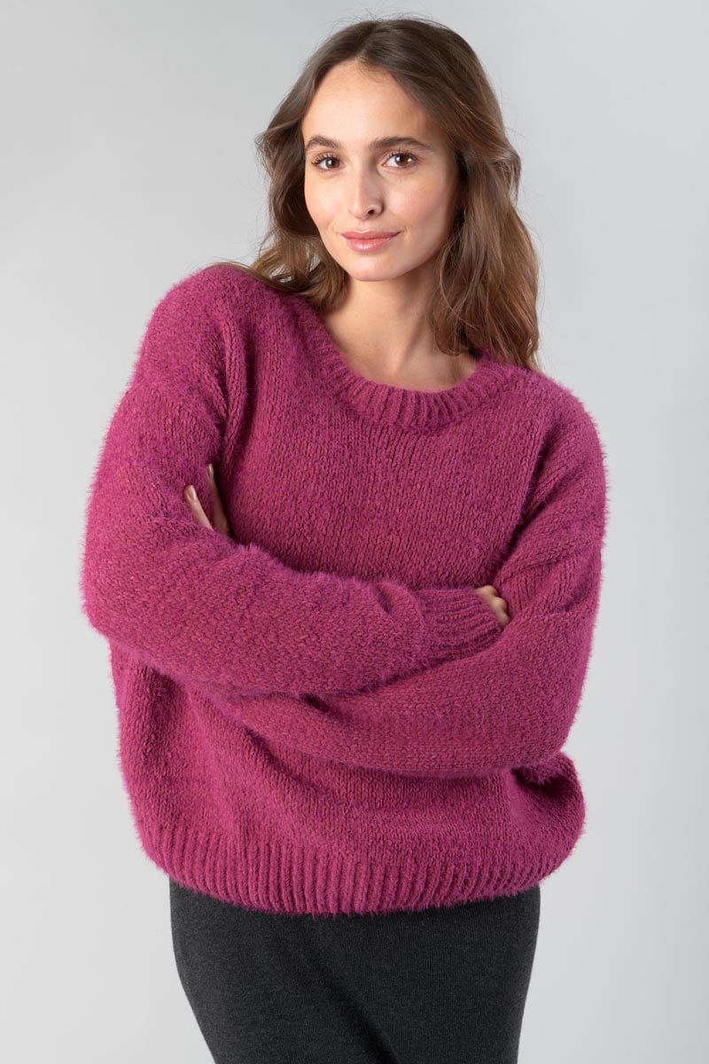 Pull Daisy framboise