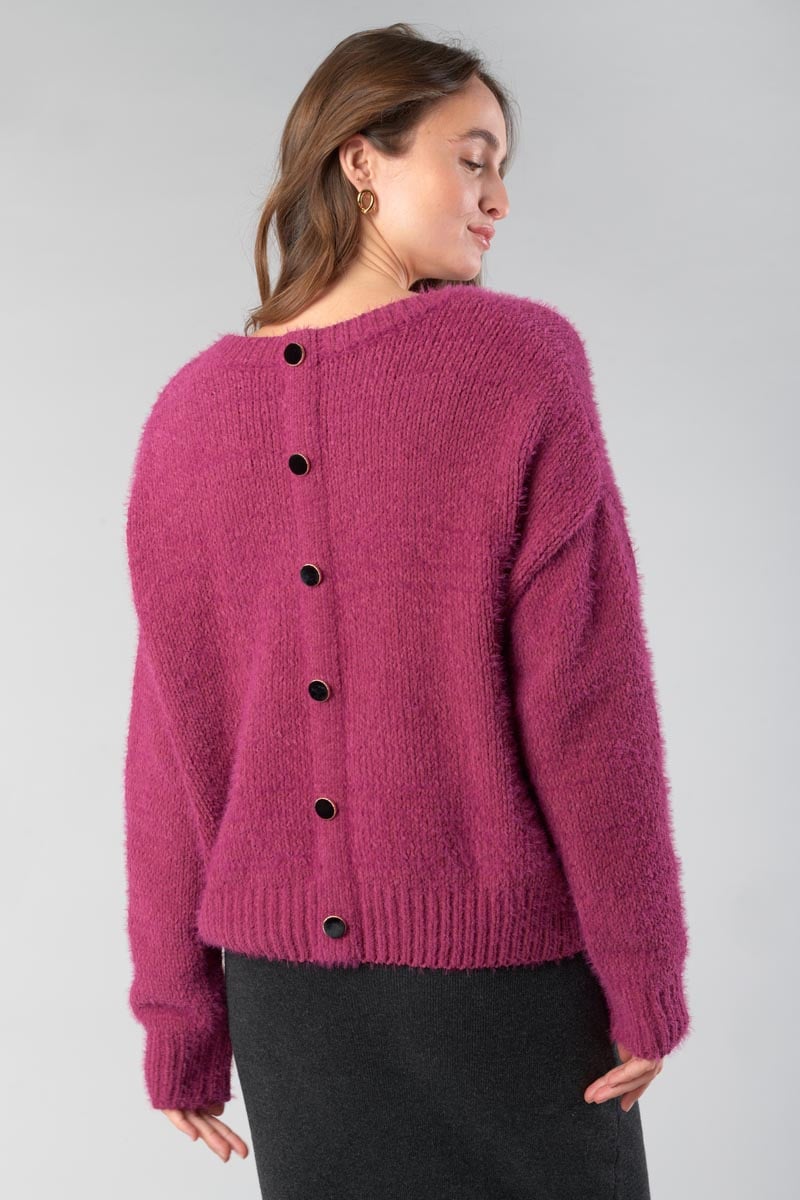 Pull Daisy framboise