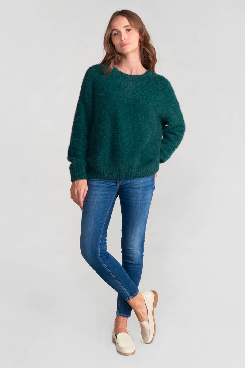 Pull Daisy vert bouteille