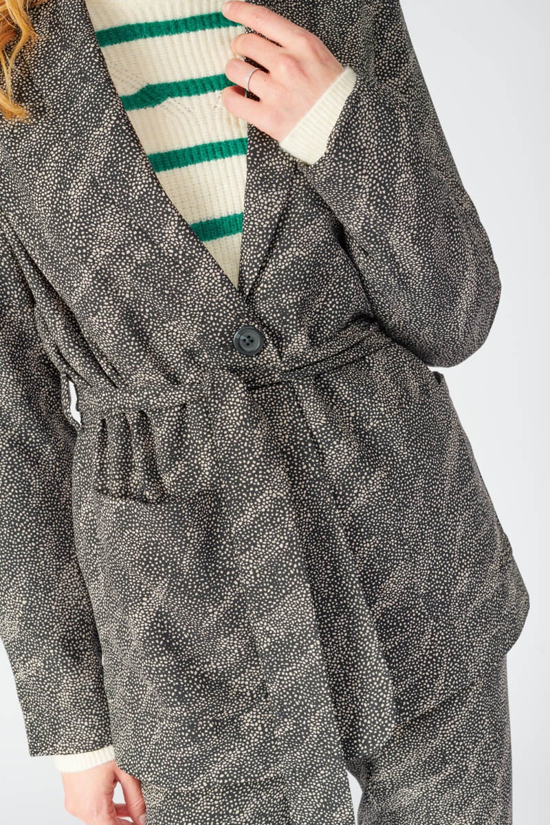 Veste blazer Zebre à motif animalier