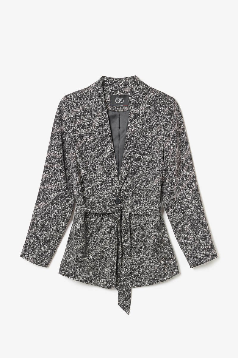 Veste blazer Zebre à motif animalier