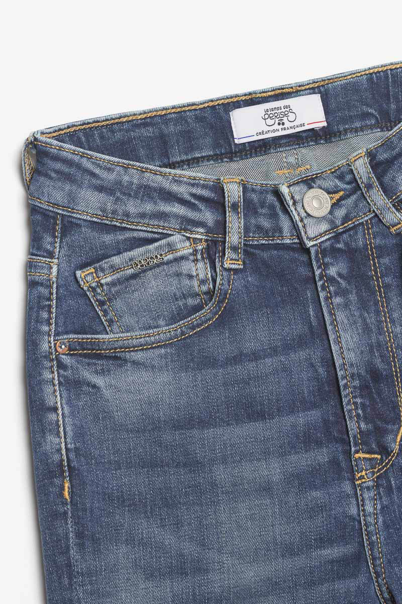 Jeans 400/12 mom Basic taille haute 7/8ème vintage bleu N°2
