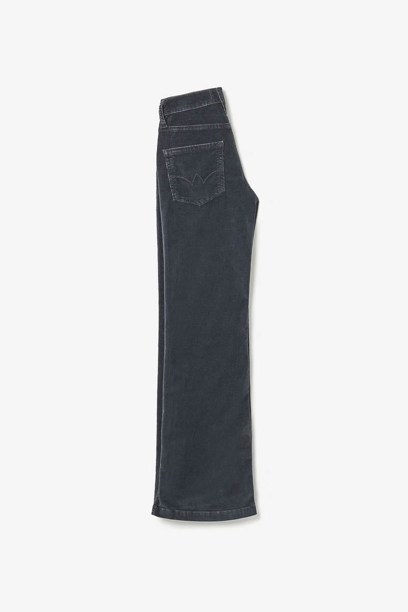 Jeans flare Fancy velours anthracite 