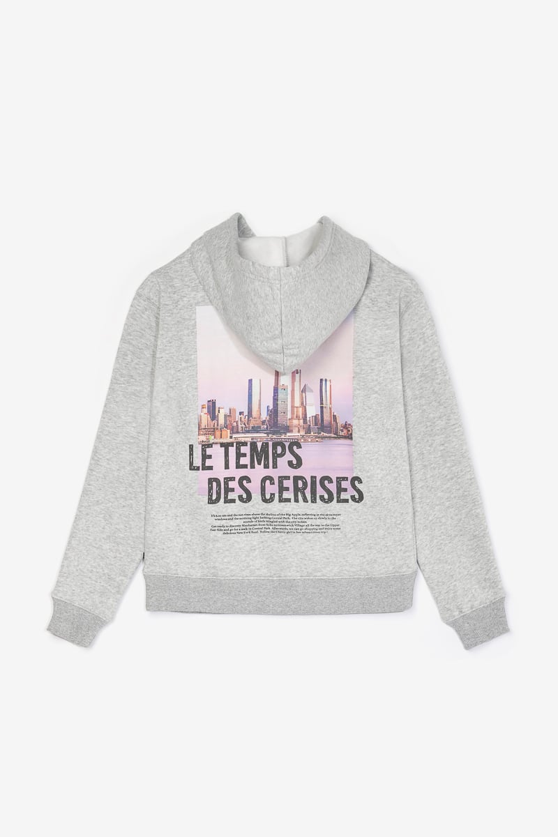 Sweat Mabelgi gris chiné