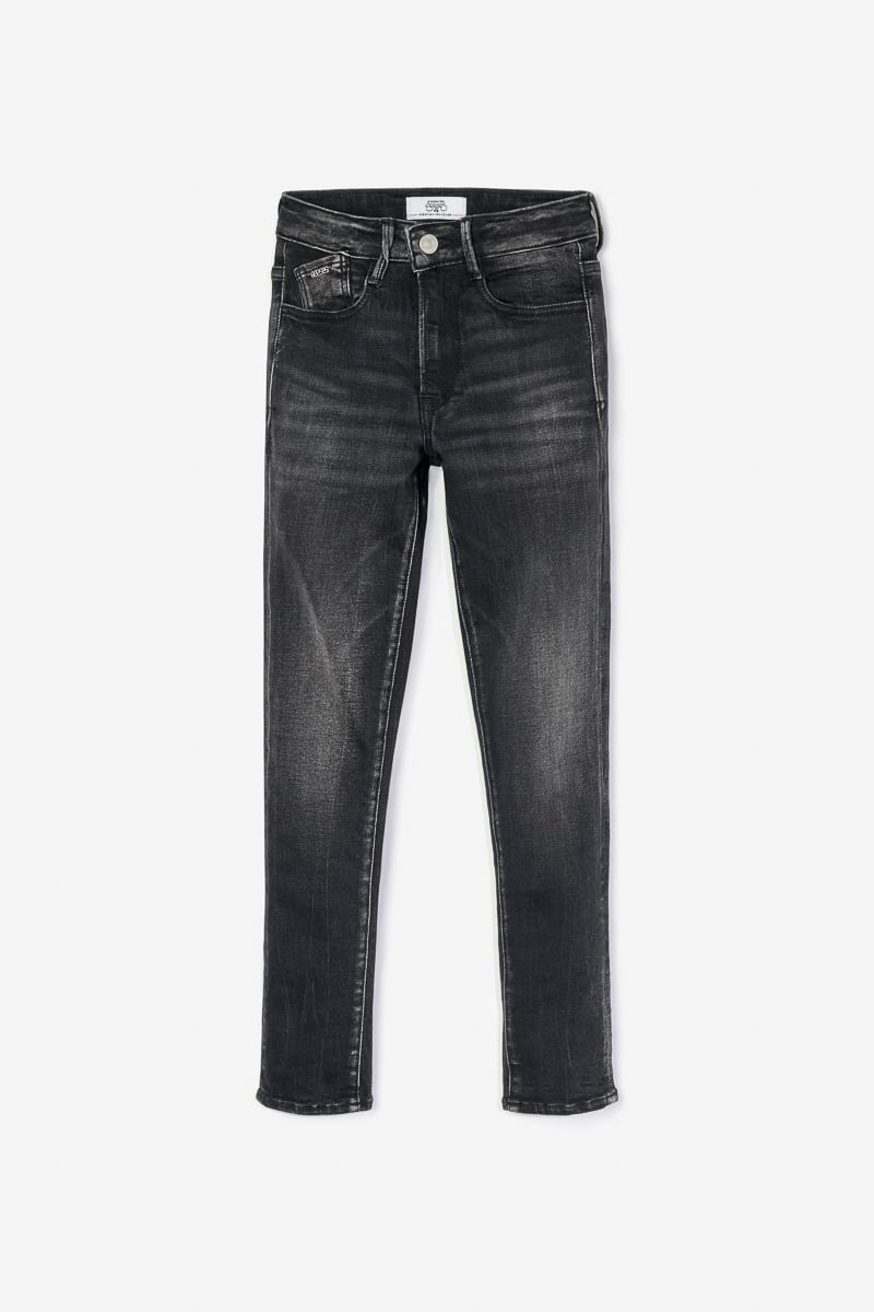 Jeans power skinny taille haute noir N°1
