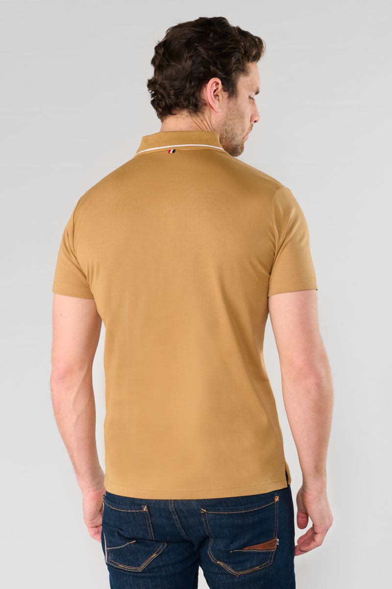 Polo Aron beige moutarde