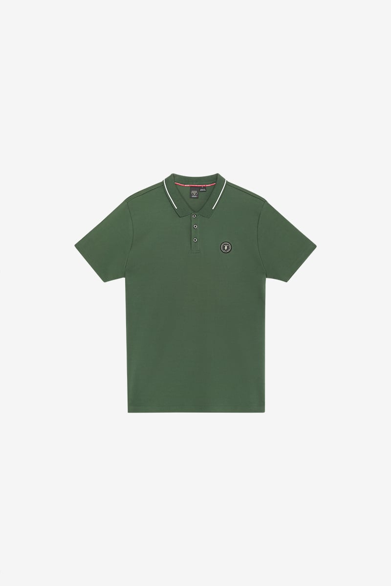 Polo Aron vert foncé