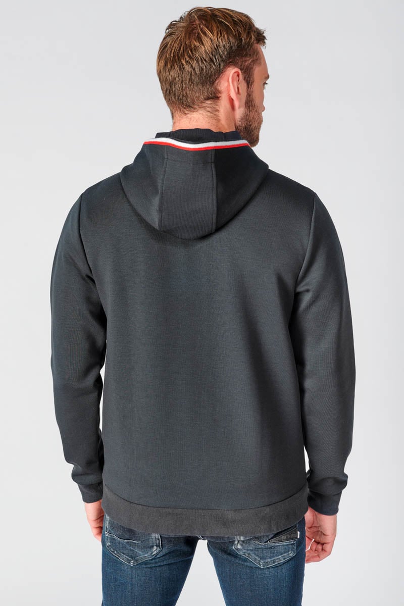 Veste bi-matière Thol bleu marine