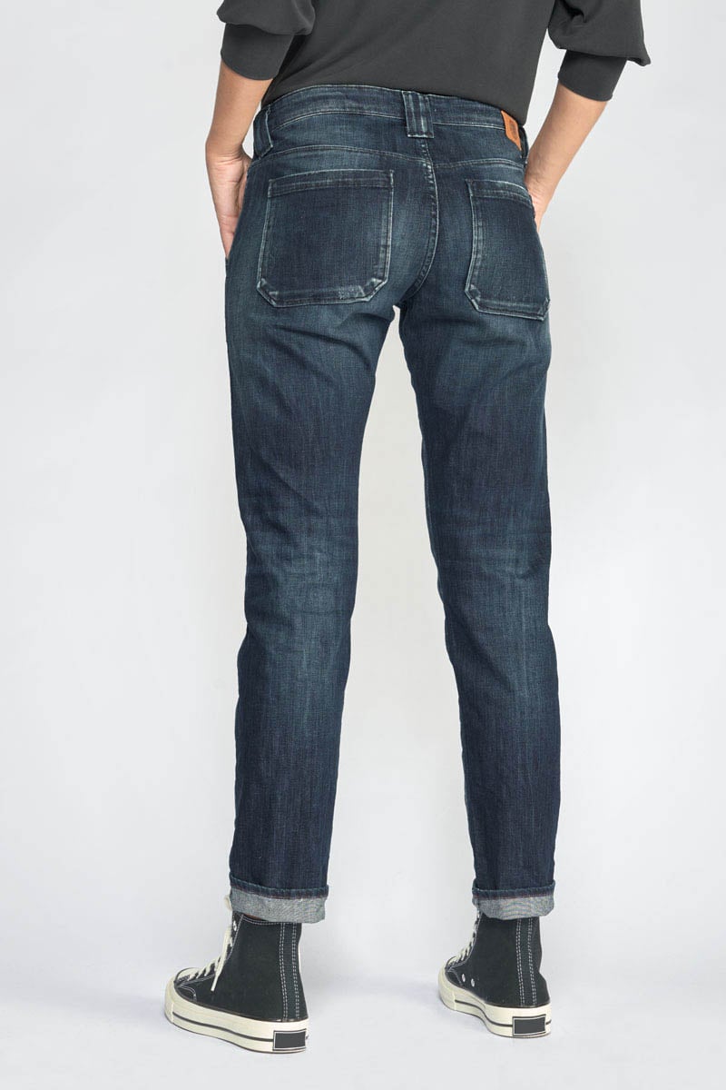 Jeans 200/43 boyfit Cara destroy bleu-noir N°2