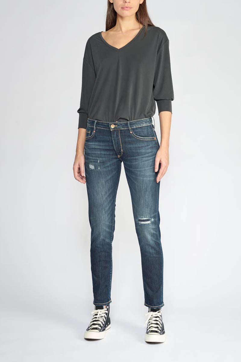 Jeans 200/43 boyfit Sea destroy vintage bleu N°1