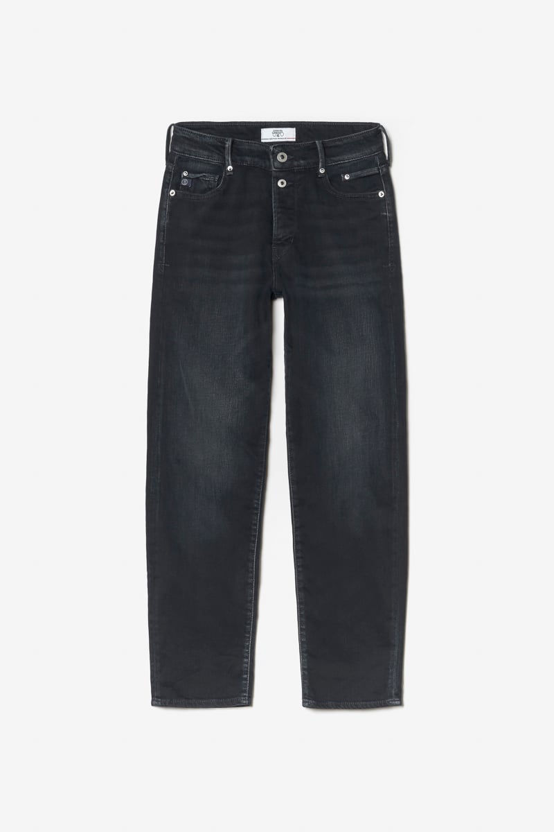 Jeans 400/18 mom Basic taille haute 7/8ème bleu-noir N°1